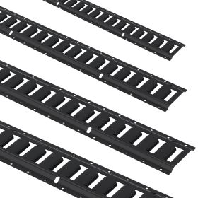 E Track Tie Down Rail Kit, 5' Steel Rails, 4 Pack, Secure Cargo & Heavy Loads Up to 2000 lbs, Heavy Duty Etrack Rails with Screws for Garages, Va